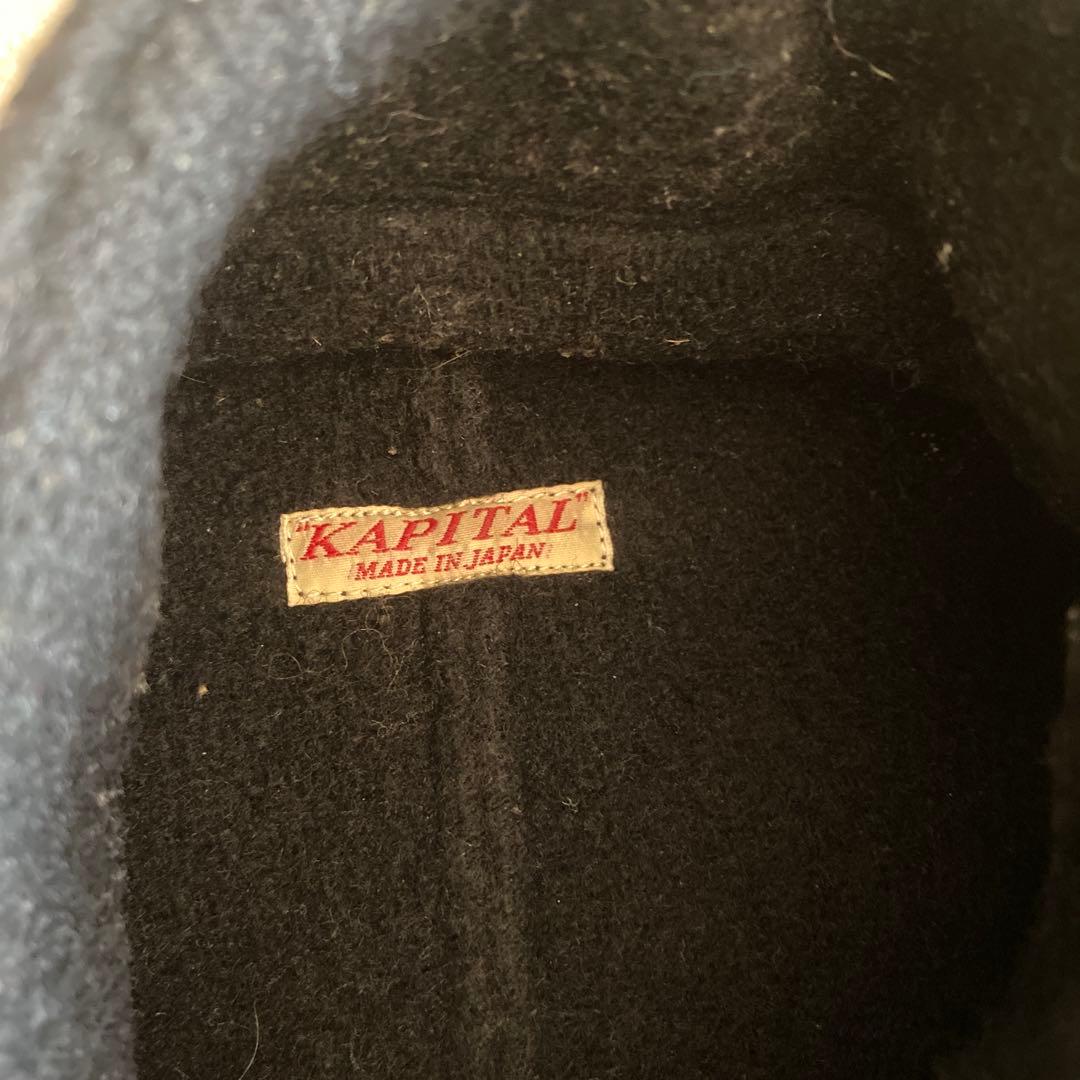 KAPITAL ブラック ウールドルマンジャケット　キャピタル