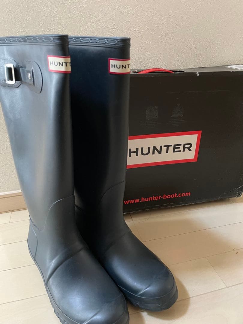 【希少】ハンター / オリジナル ネオプレーン　ネイビー　UK7/26cm 冬用