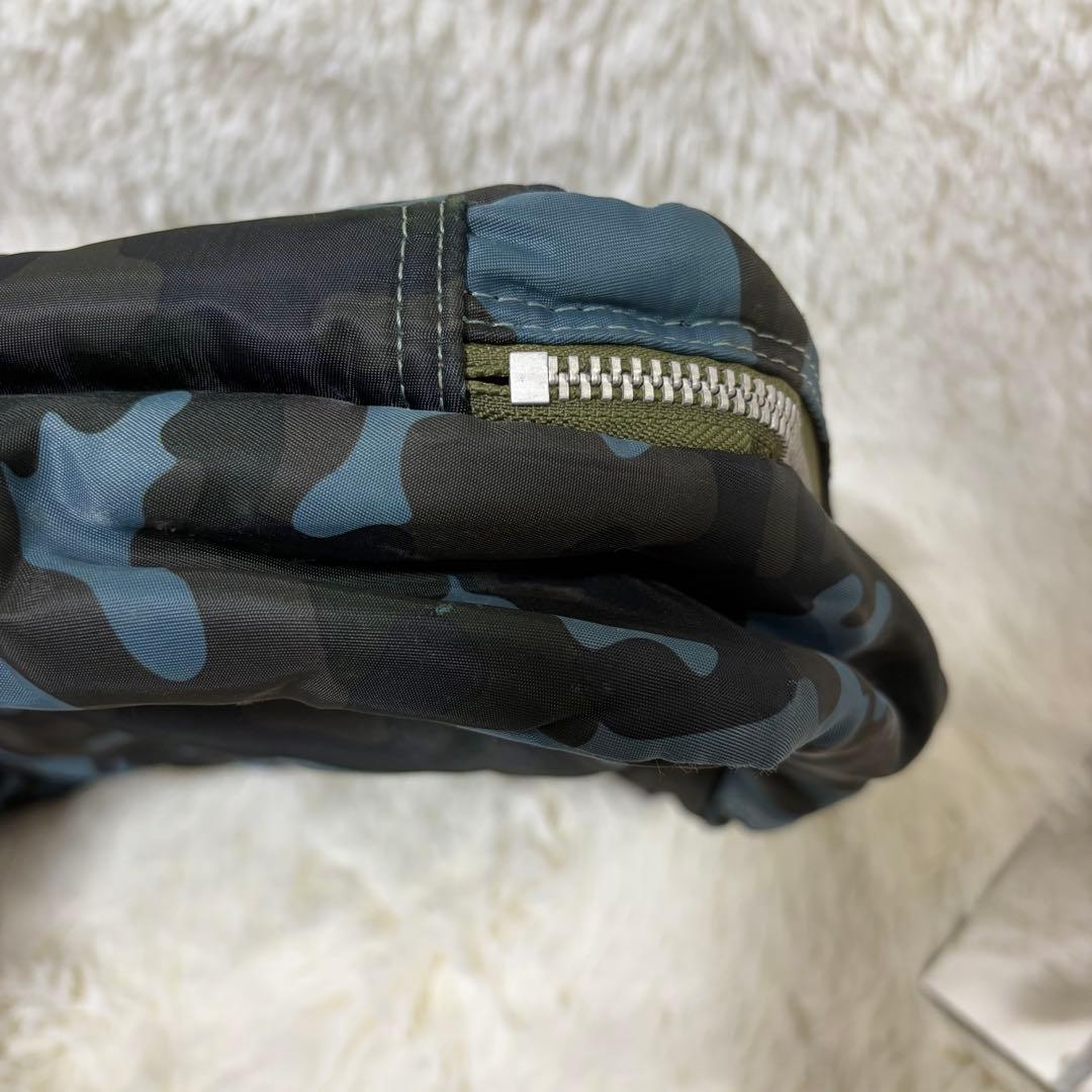 【19日まで】ポーター　タンカー　ショルダーバッグ　カモフラ　2層