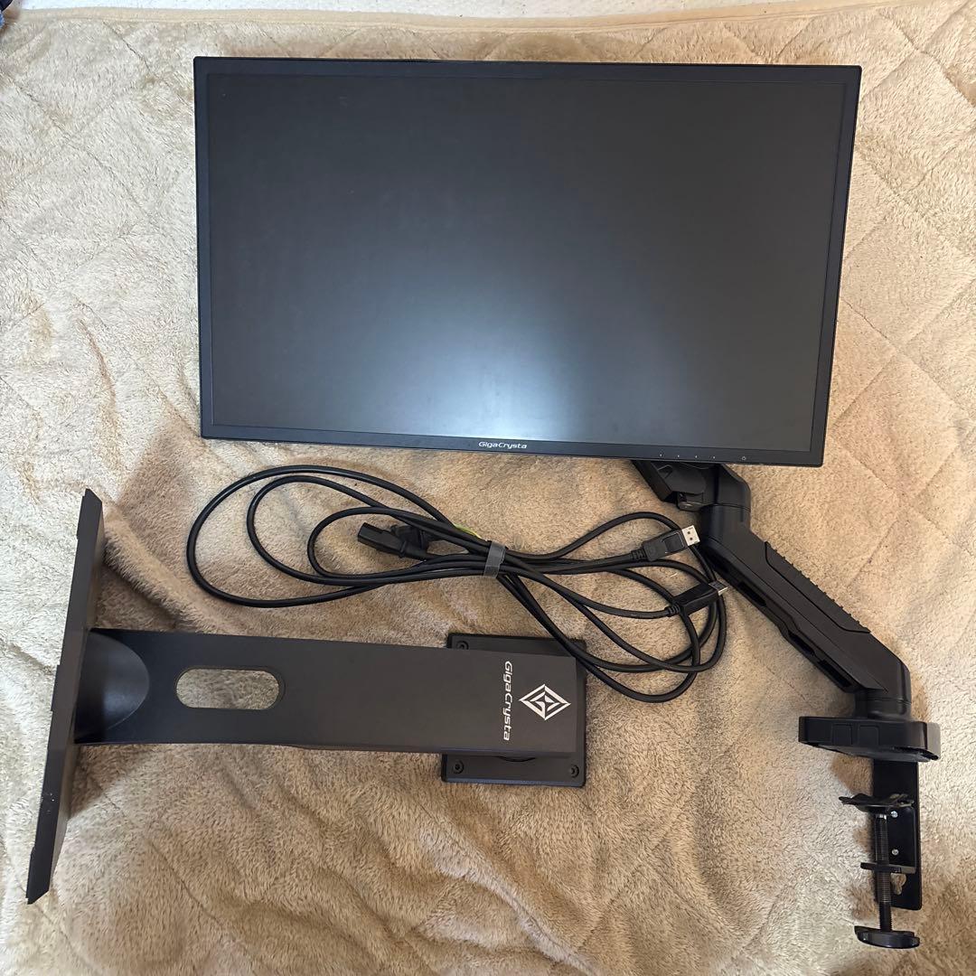 GigaCrysta 144Hz 23.6インチ　モニターアーム付き