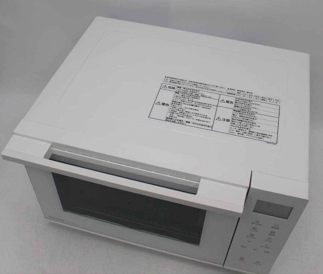 【コンセント不良のジャンク品】ホワイト 単機能電子レンジ コンパクト