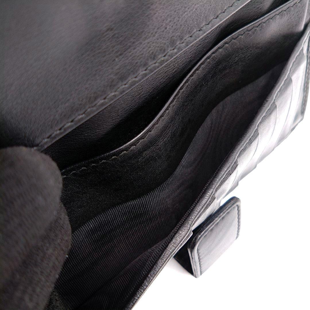 GUCCI 長財布 ハートクレスト ハートロゴ金具 可愛い 黒 208566