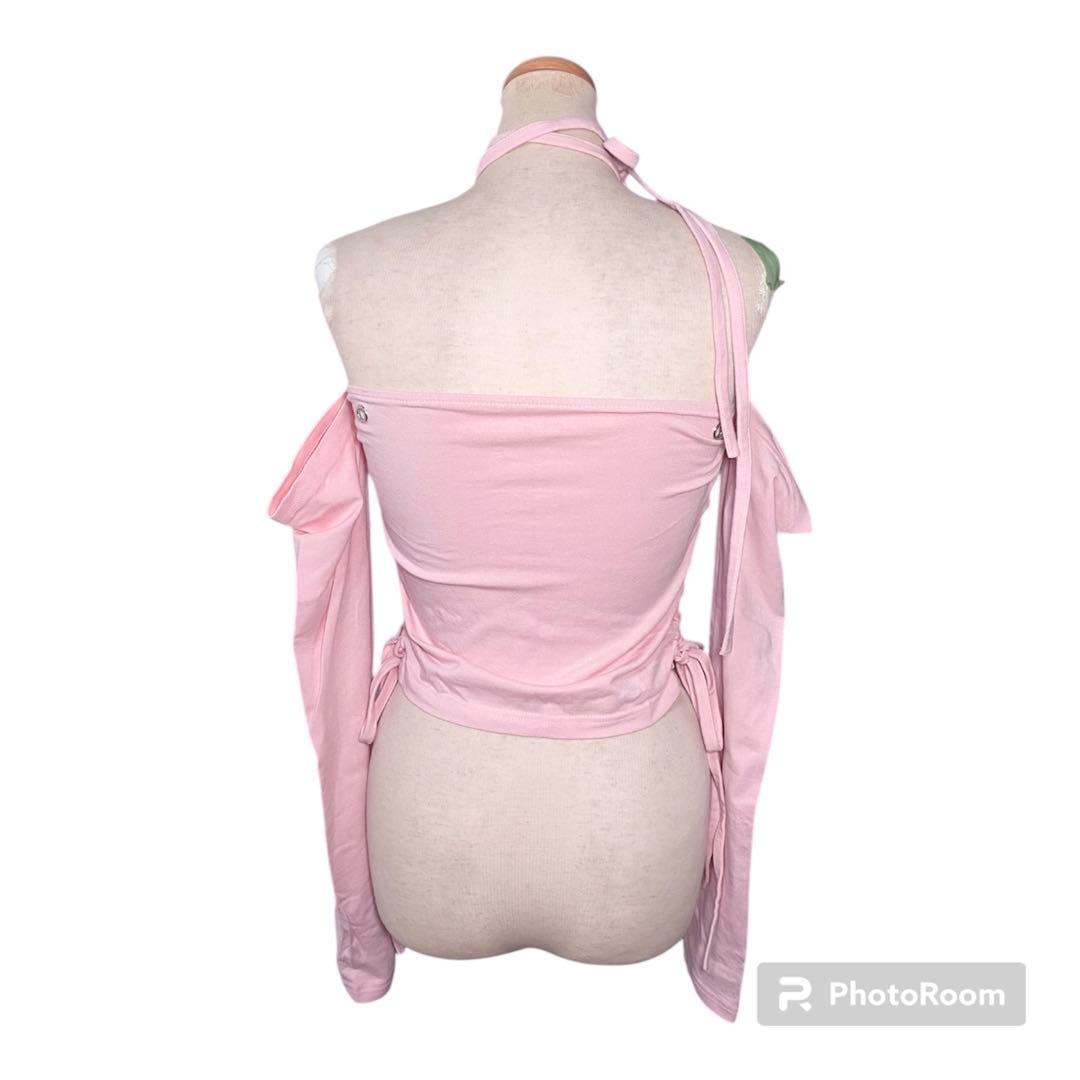 babylclub string top トップス ピンク