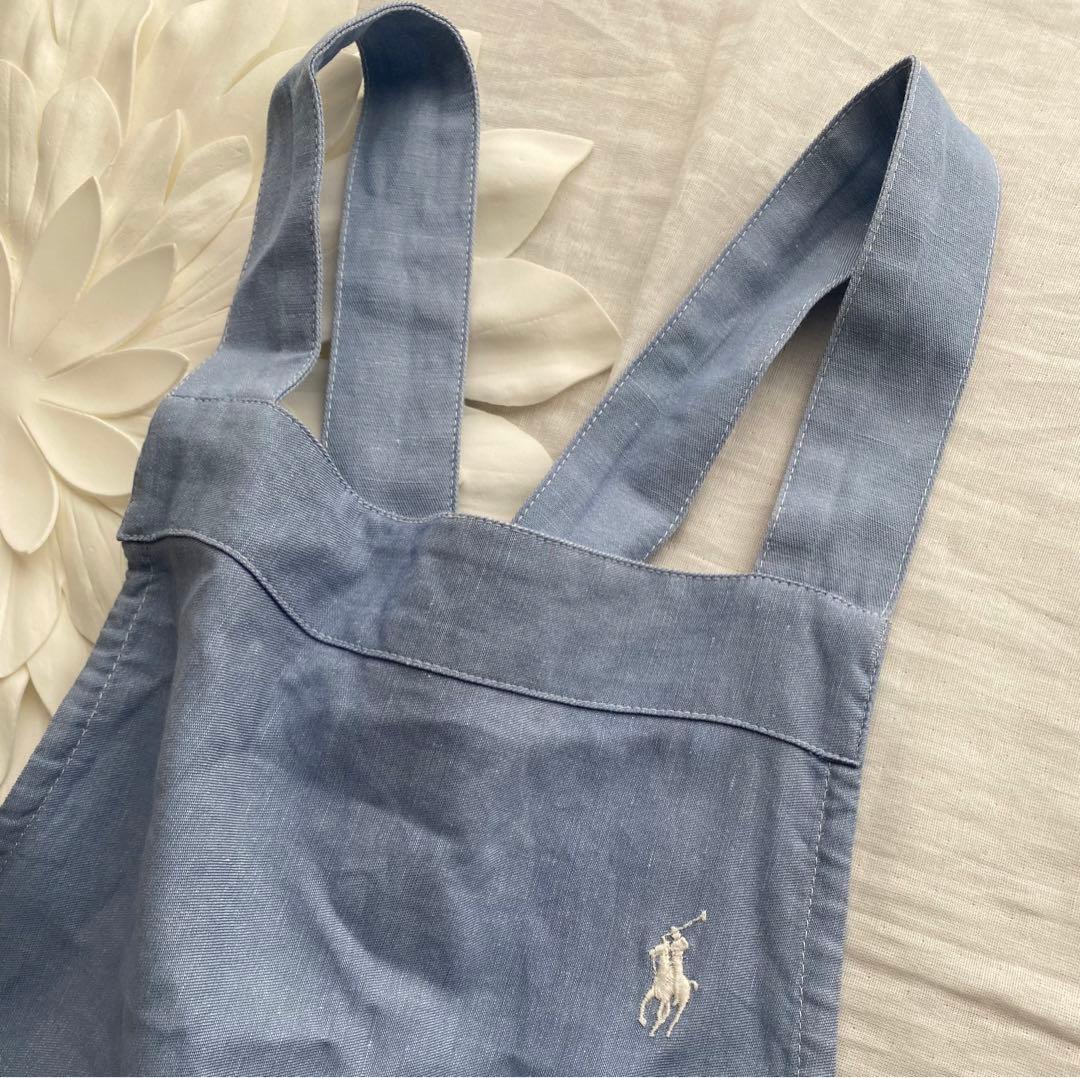 ラルフローレン エプロン 杏 アディソンシャンブレイ