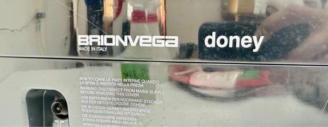 BRIONVEGA 昭和テレビ　イタリア製　doney 14型　ブラウン菅