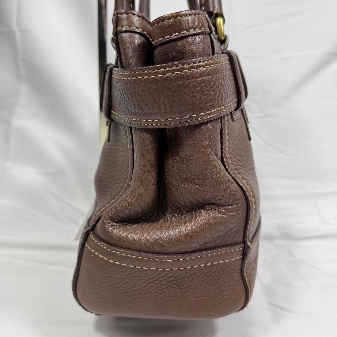 【美品】コーチ トートバッグ ブラウン レザー F10212 本革