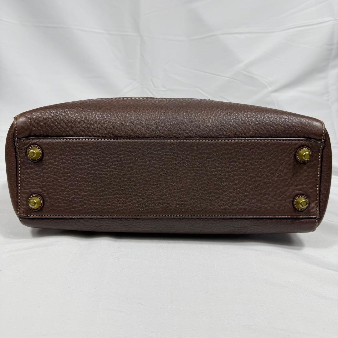 【美品】コーチ トートバッグ ブラウン レザー F10212 本革