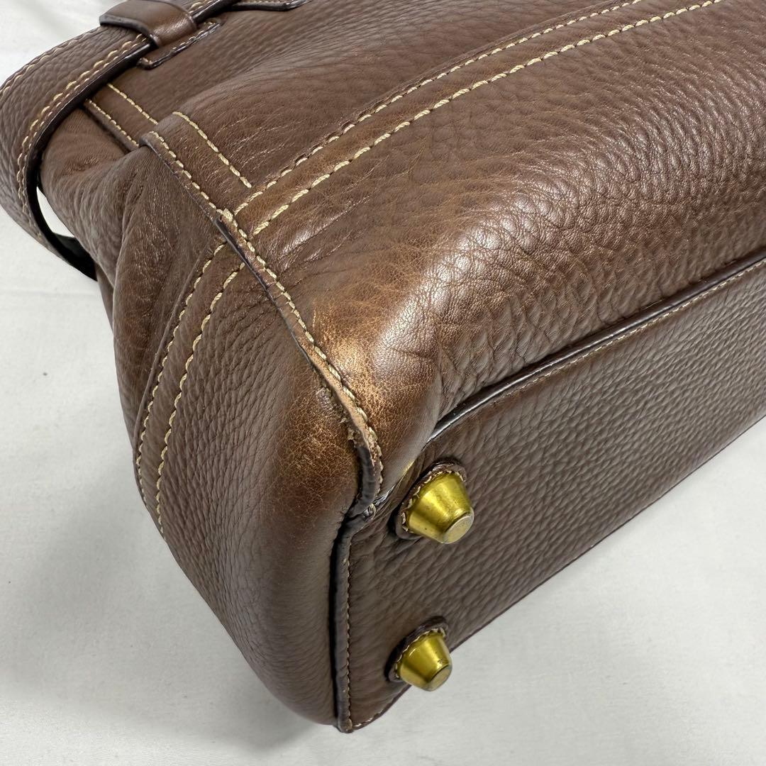 【美品】コーチ トートバッグ ブラウン レザー F10212 本革