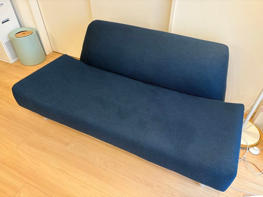 【11/27まで限定値下げ！】IDEE AOソファ　ネイビー　2人掛けソファ