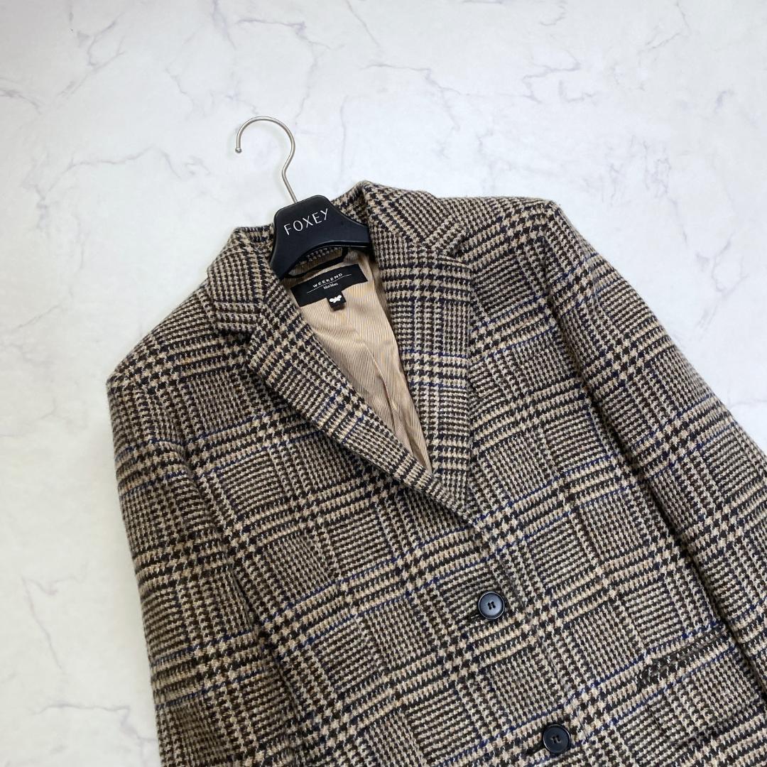 マックスマーラウィークエンド ツイード テーラード 千鳥 チェック 38