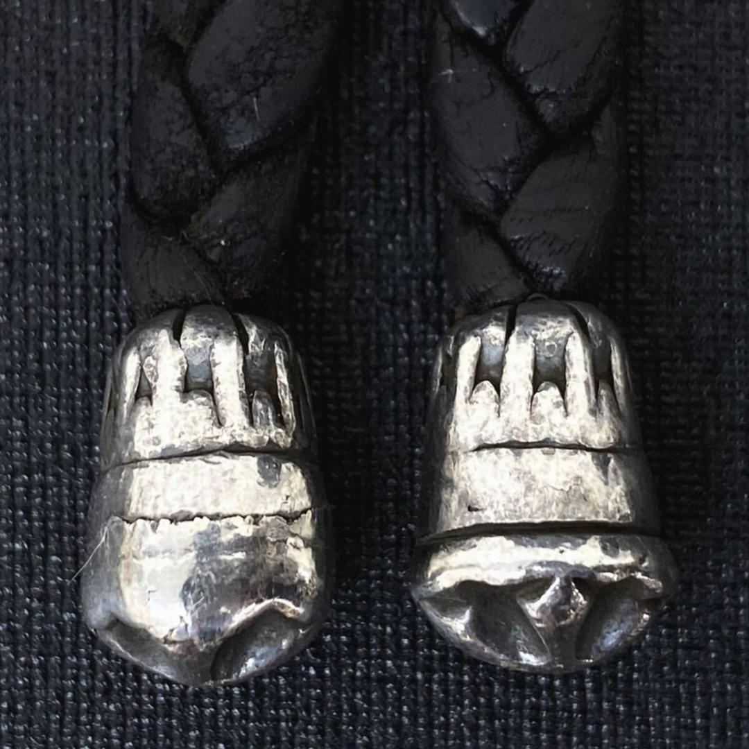 Bill Wall Leather シルバーリングボロチップ レザーキーホルダー