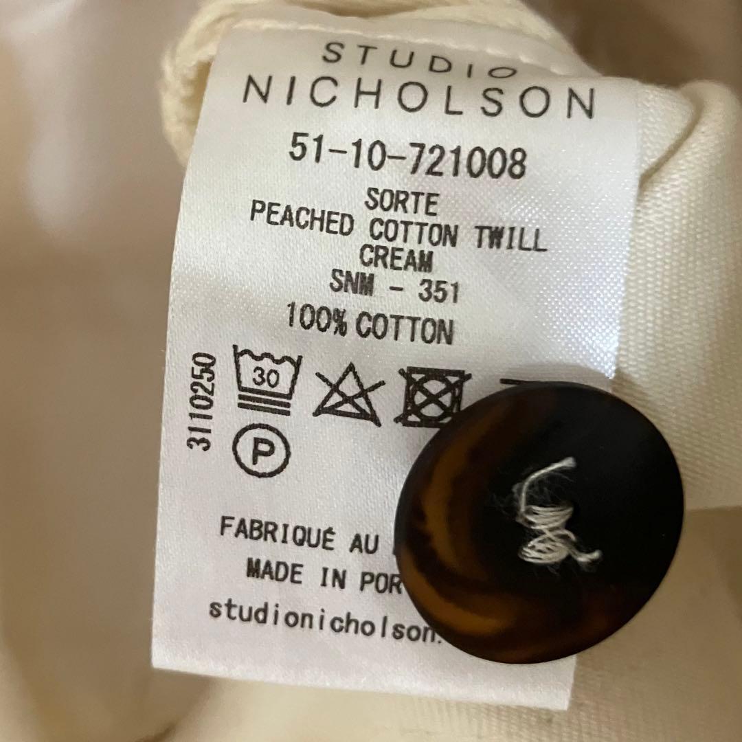 【定価¥47300】STUDIO NICHOLSON SORTE CREAM