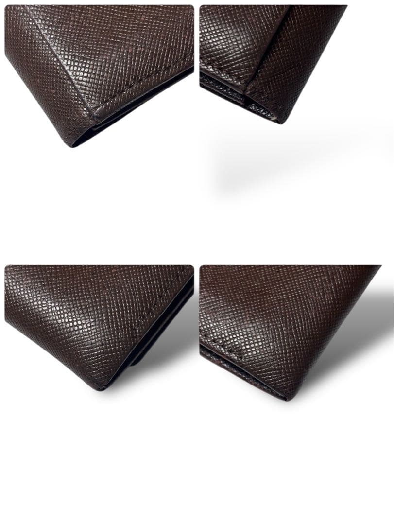 バーバリー　カード入れ　名刺入れ　ブラウン　ノバチェック　レザー