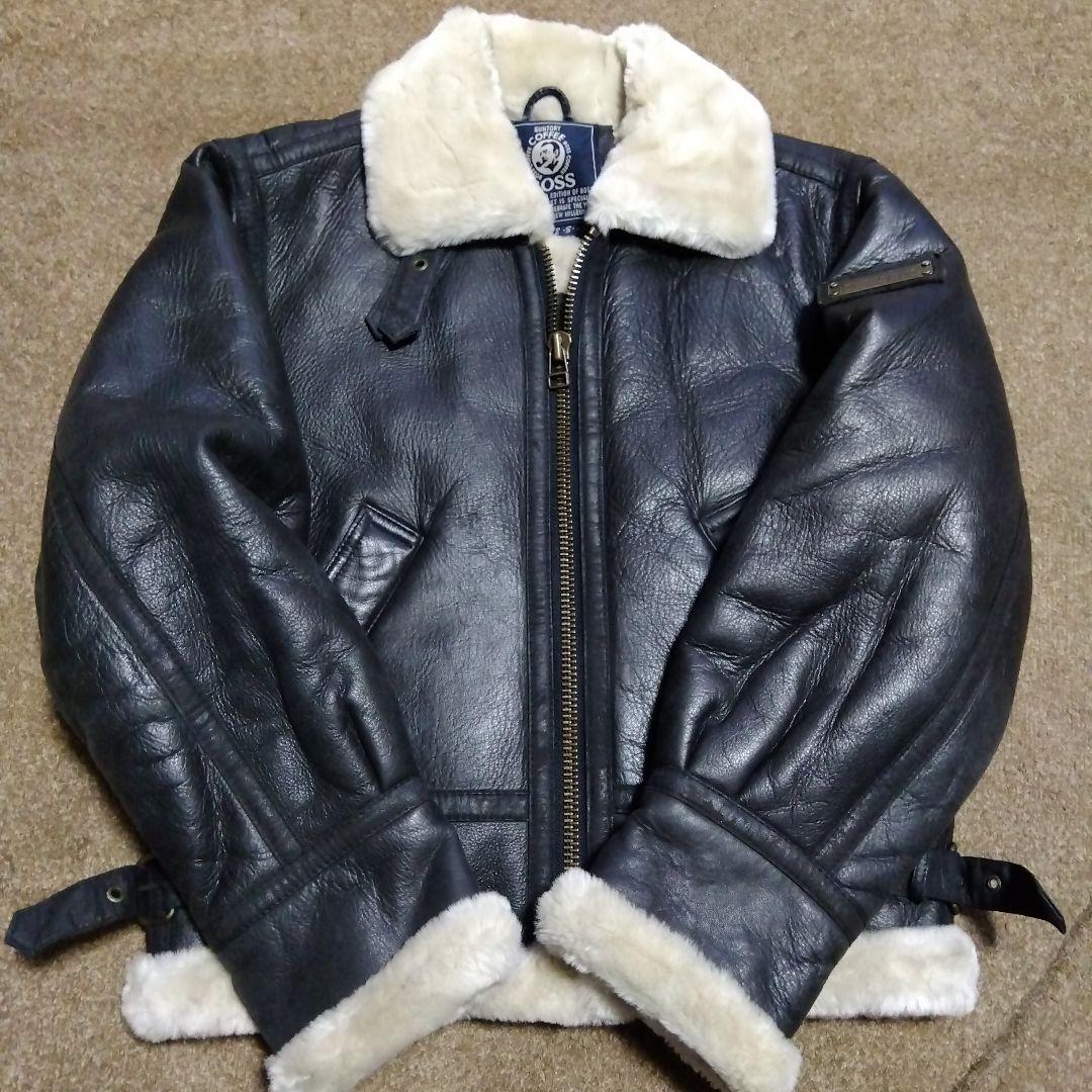 Sサイズ 非売品 SUNTORY BOSS ボス B-3 牛革 美品