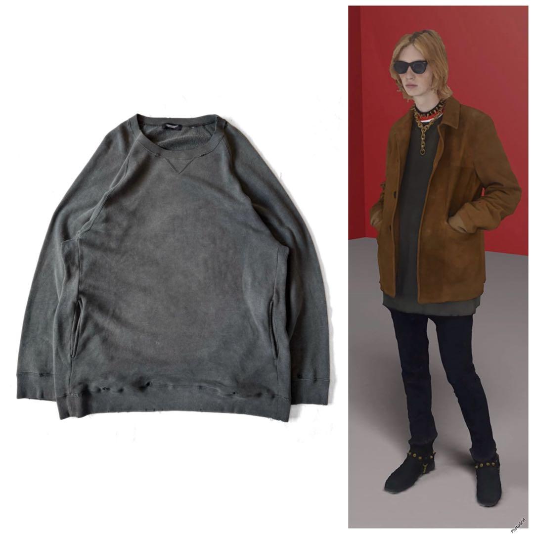 UNDERCOVER ボロ加工 オーバーサイズダメージスウェット ジャケット 4