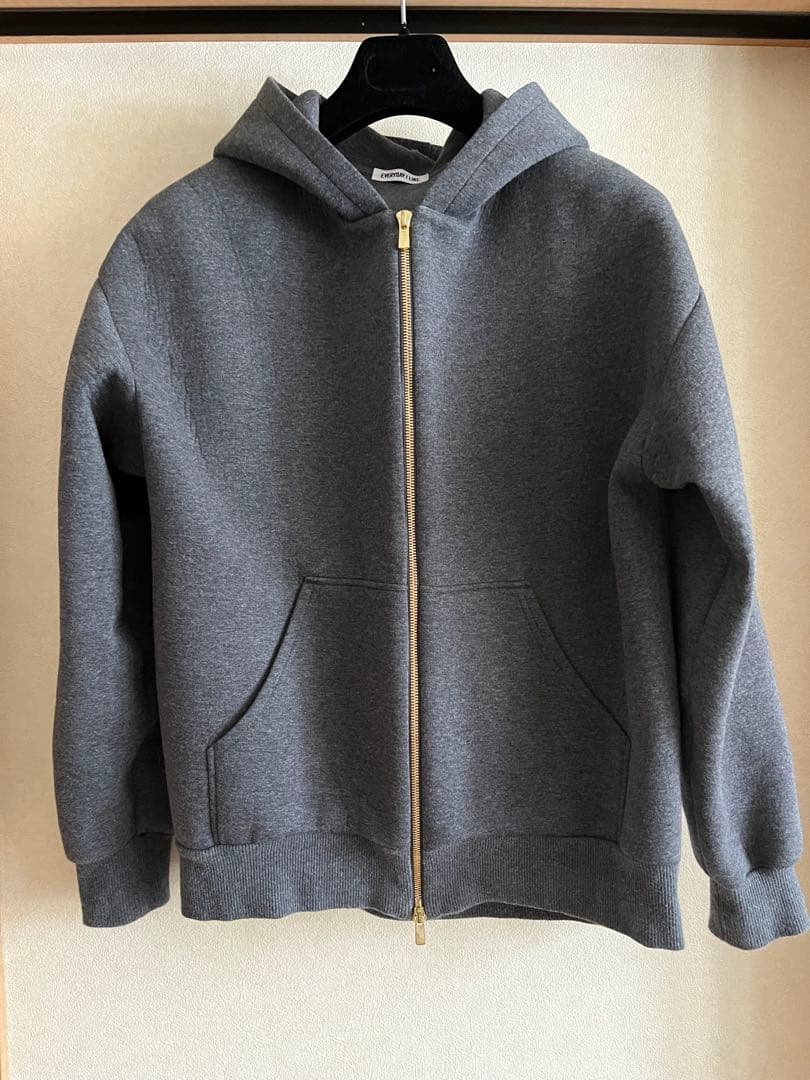 ドゥーズィエムクラス　オーバーサイズジップフーディ