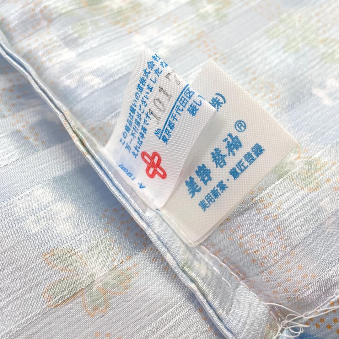 美容ランジェリー 替え袖 セット 装道 Lサイズ 桜柄 水色 着物 A-2332