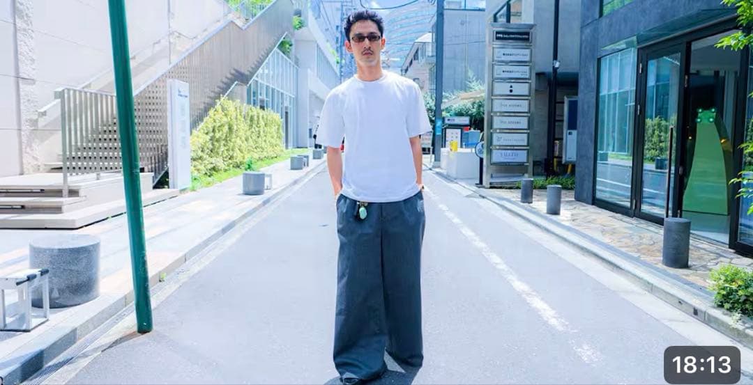 上杉柊平着用　Maison Margiela スケーターチノトラウザーズ