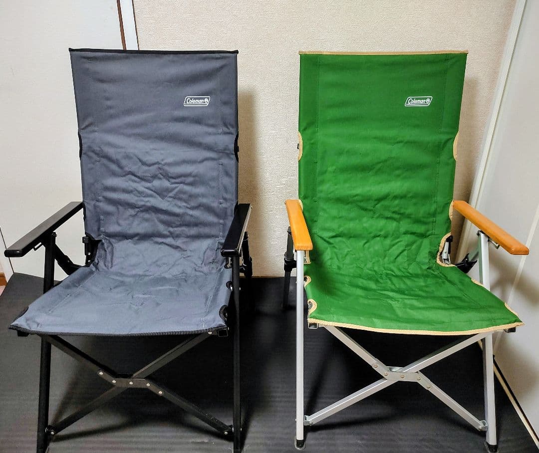 Coleman レイチェアー　3段階リクライニングチェアー　2点セット