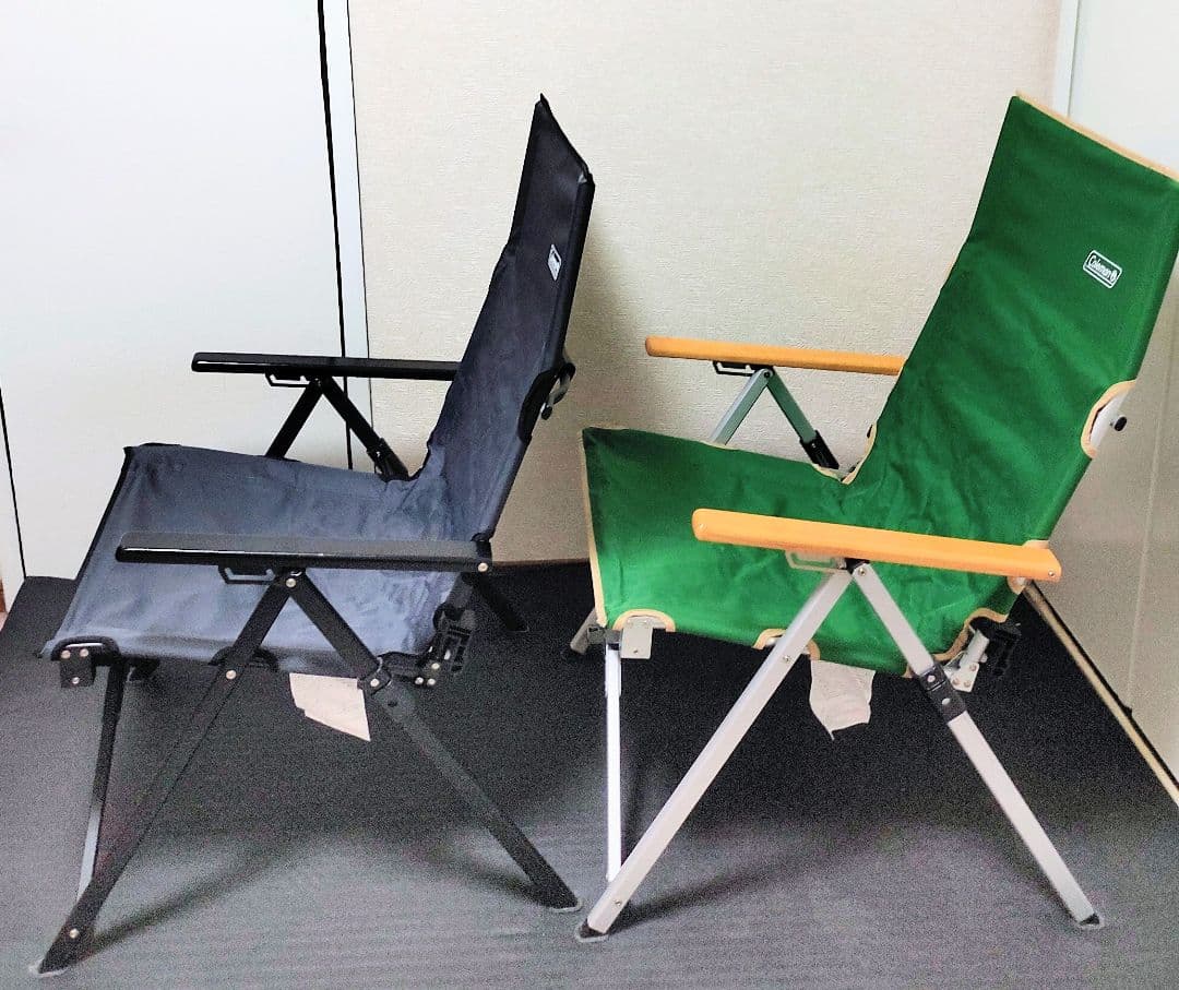 Coleman レイチェアー　3段階リクライニングチェアー　2点セット