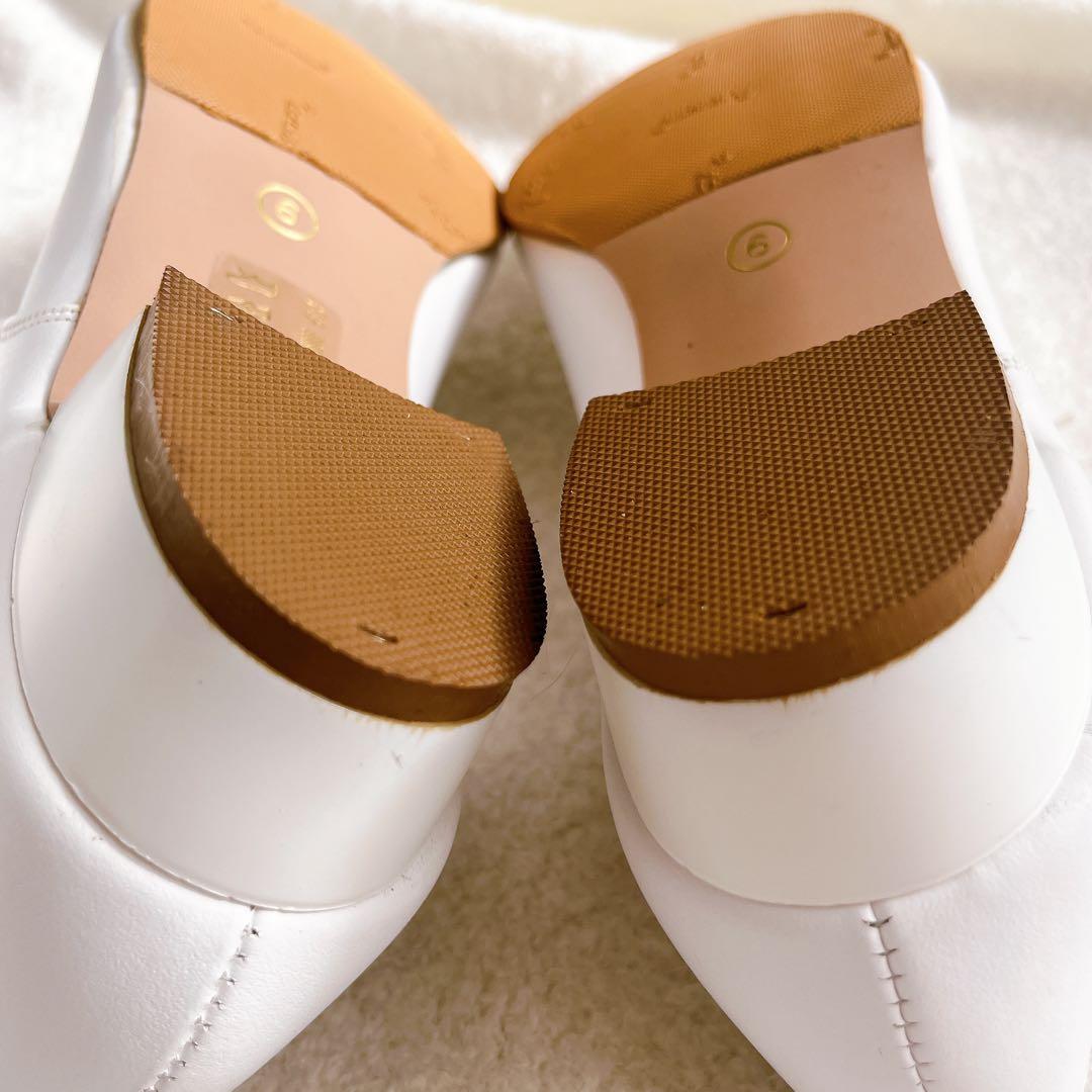 CATWORTH フラット ローファー レースアップ 白 カットワース 24