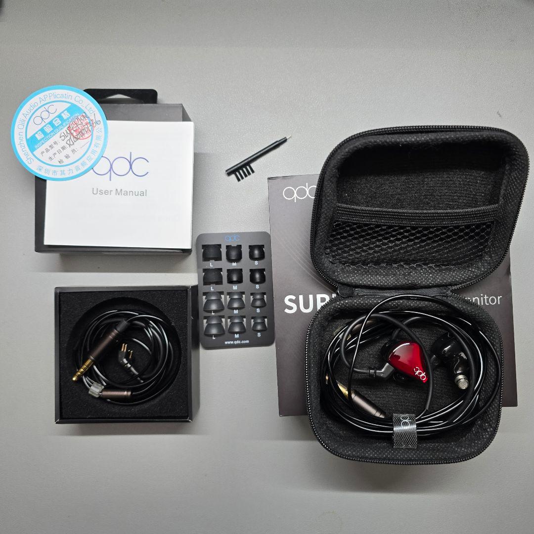 qdc SUPERIOR Red ＋ 純正4.4mmケーブル