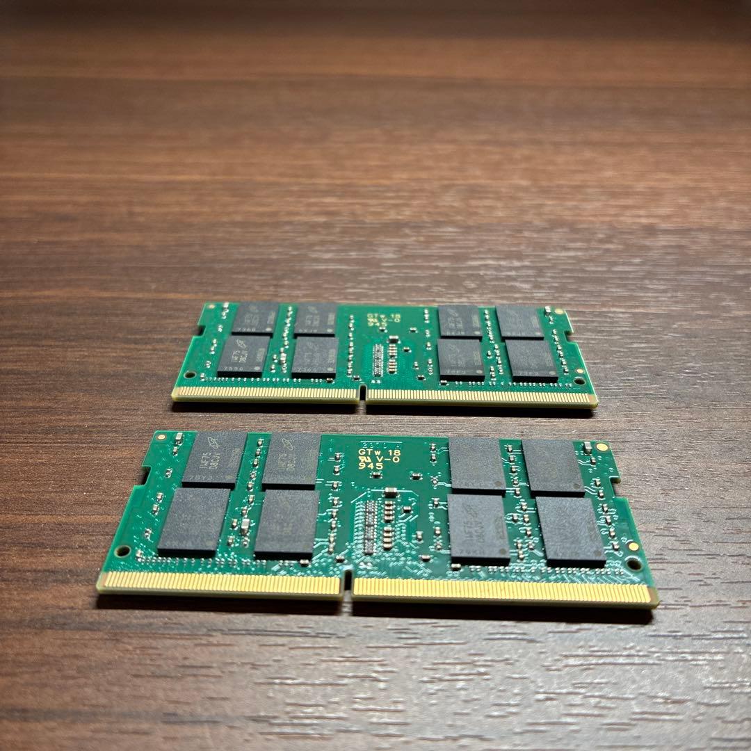 ま*び様 Crucial 64GB(32GB×2) DDR4-3200 メモリー
