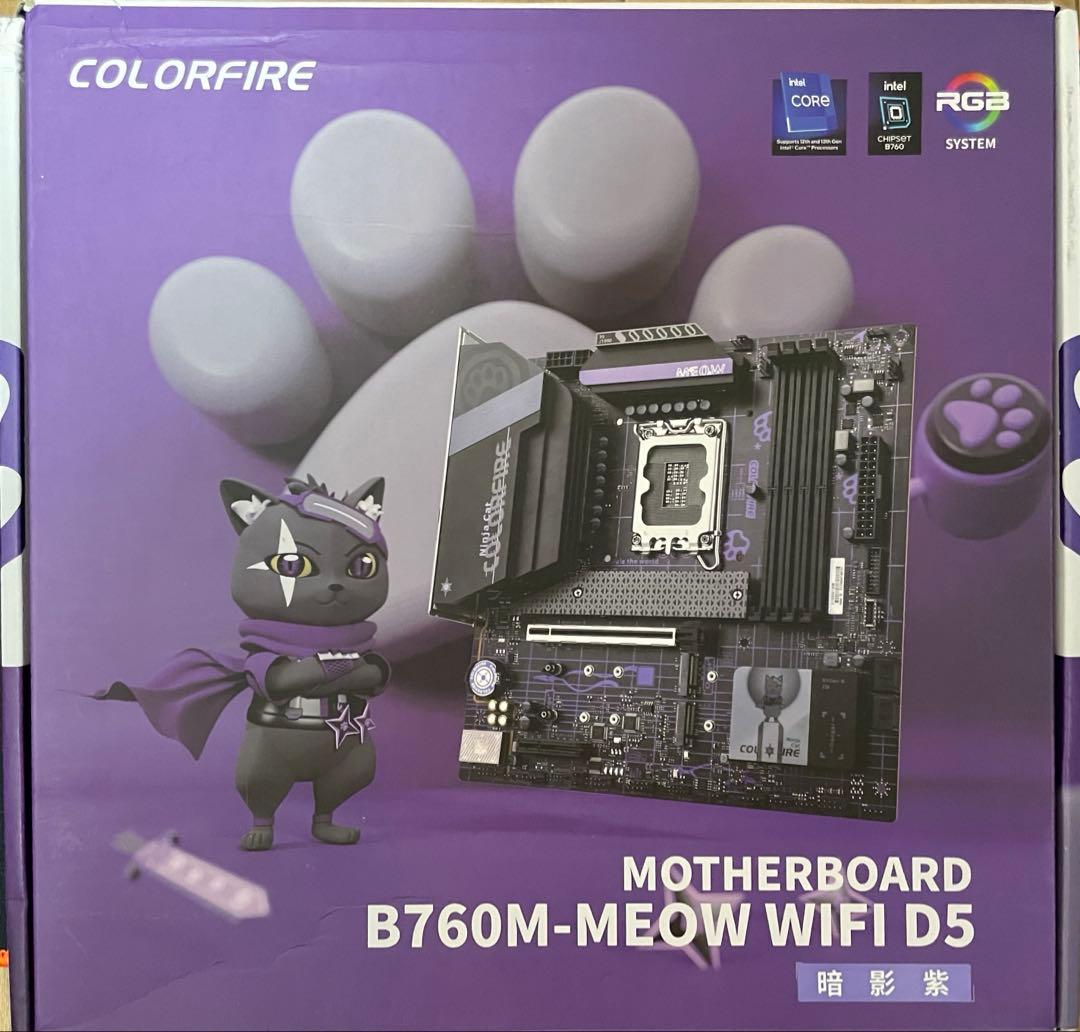 Colorful Colorfire B760M-MEOW WIFI D5マザー