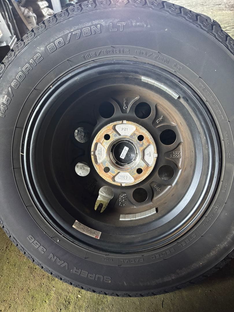 ハイゼット タイヤホイールセット　SUPER VAN 356