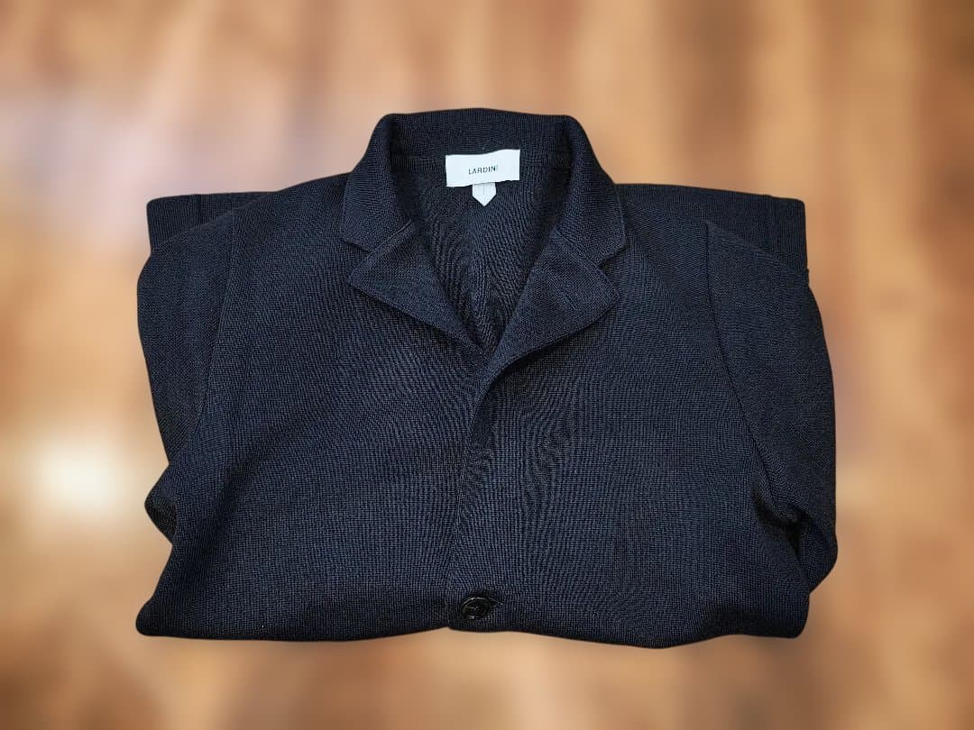 LARDINI ラルディーニ ネイビー ニットジャケット