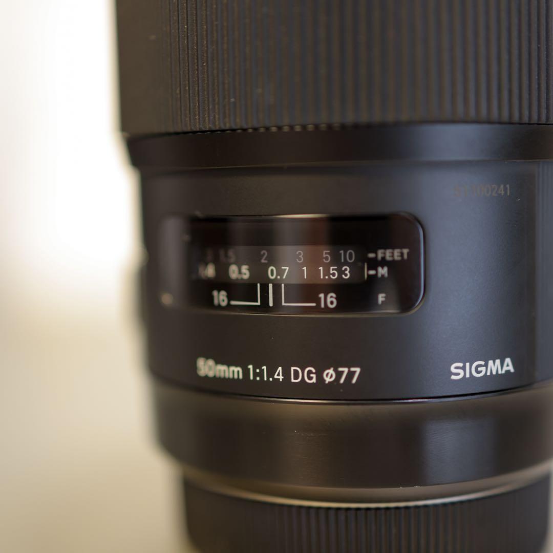 SIGMA 50mm F1.4DG DN ART EFマウントキヤノン用