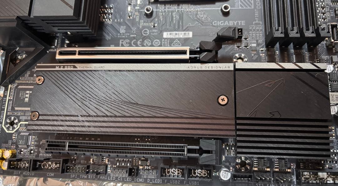 B650M AORUS ELITE AX (Rev. 1.3) マザーボード　黒