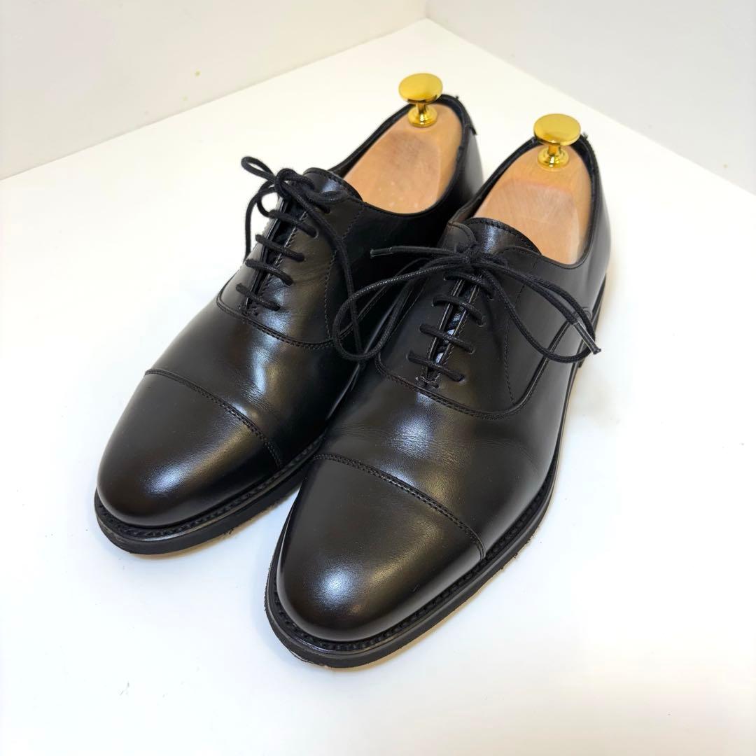 (美品)Berwick 5224 ストレートチップ 黒 24.5cm