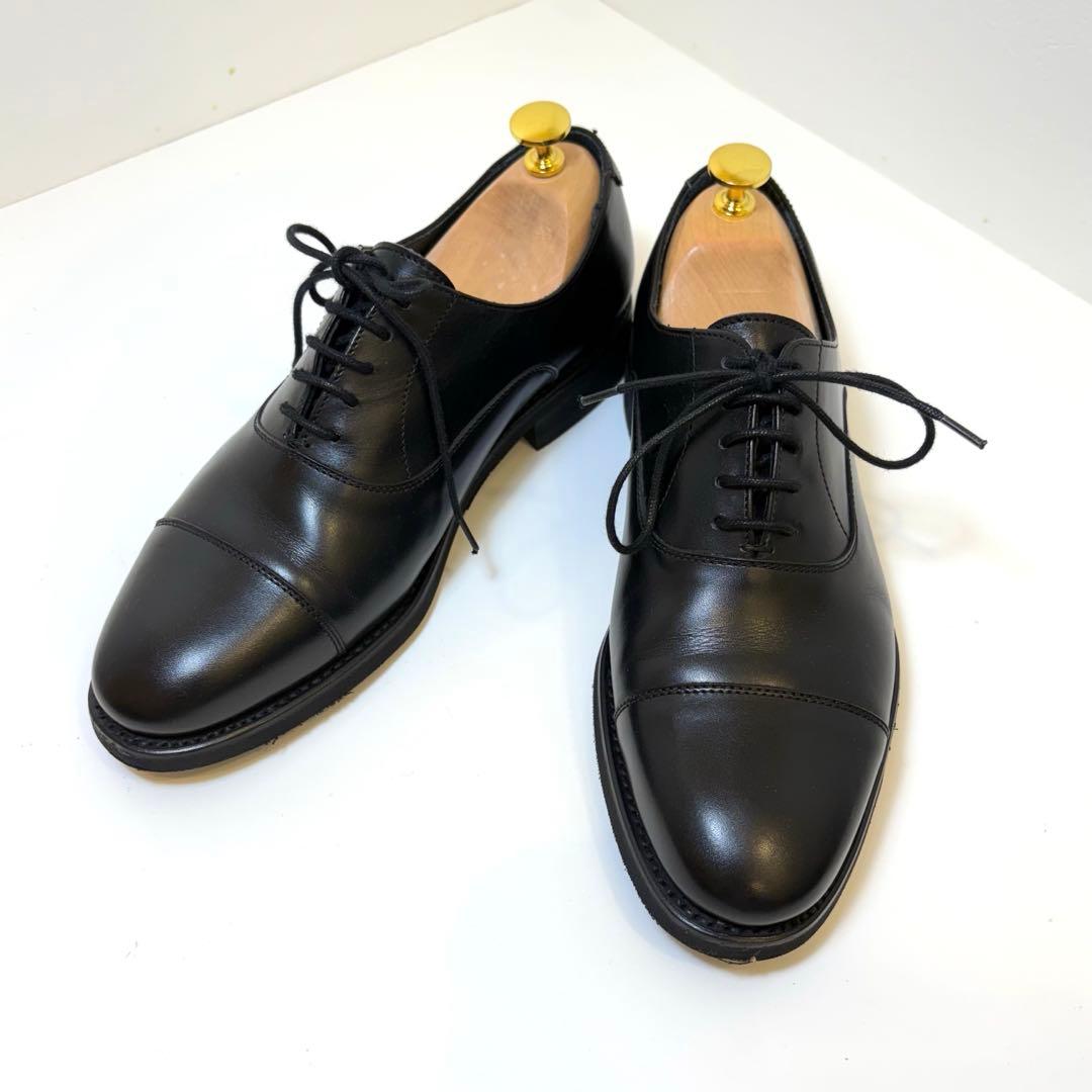 (美品)Berwick 5224 ストレートチップ 黒 24.5cm