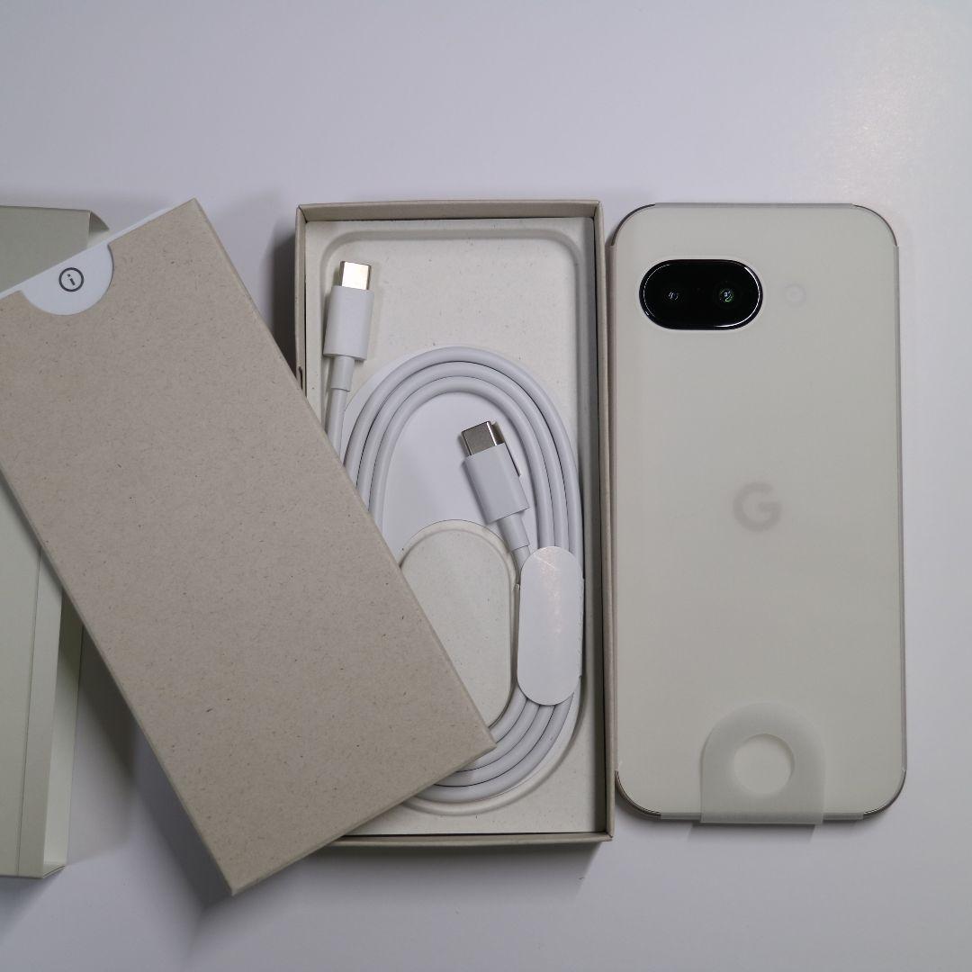 新品未使用 通電確認のみ Google Pixel9a ポーセリン SIMフリー