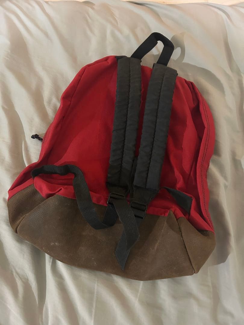 大*店様 80s USA製 JANSPORT ボトムレザー リュック　赤　90s