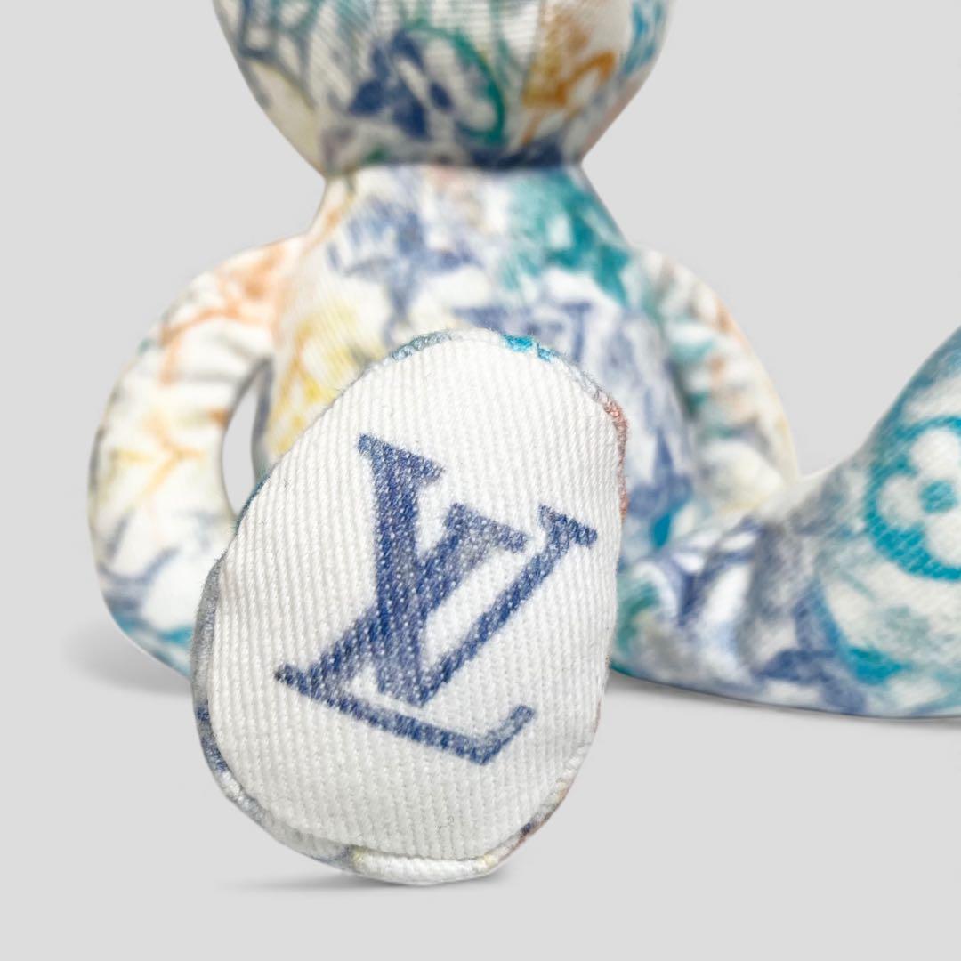 未使用品 ルイヴィトン ドゥドゥ ルイ テディベア モノグラム フラワー 人形