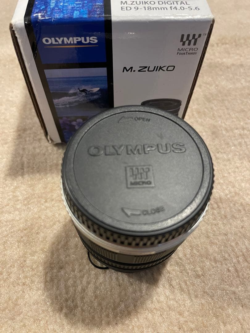 M.ZUIKO DIGITAL ED 9-18mm レンズプロテクター付き