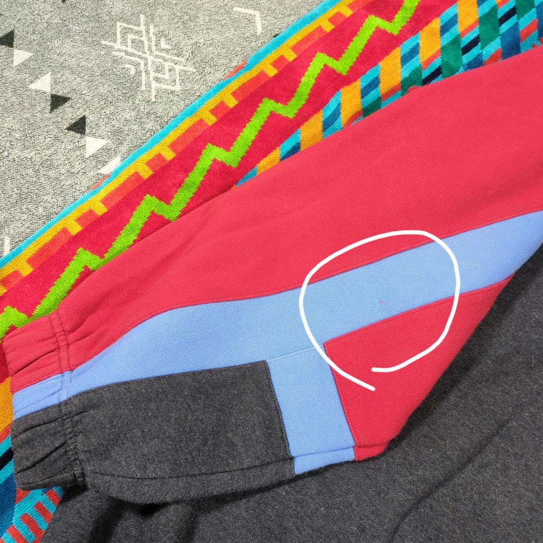 pellepelle 赤 グレー セットアップ2XL