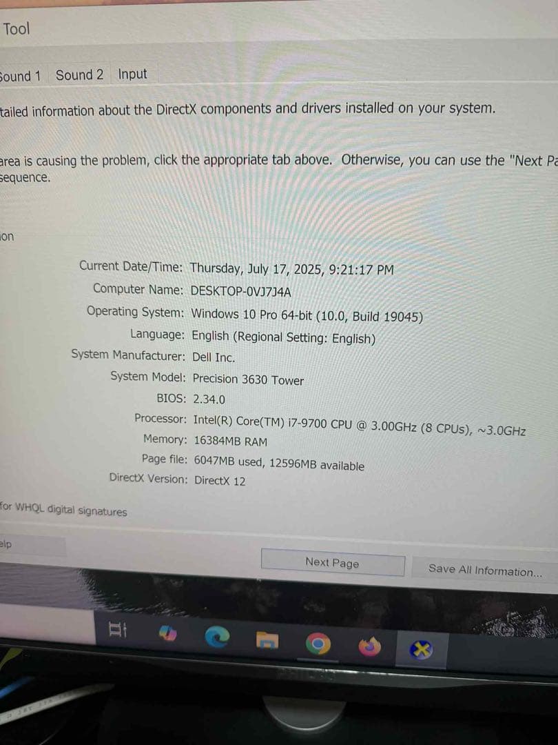 Windowsデスクトップ Dell Precision 3630 TOWER