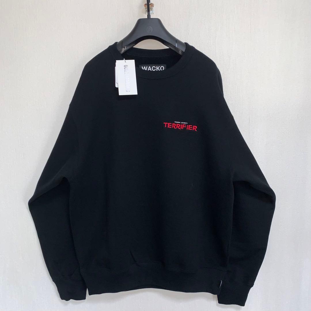 黒L【WACKOMARIA】TERRIFIER SWEAT／新品タグ付／送料込