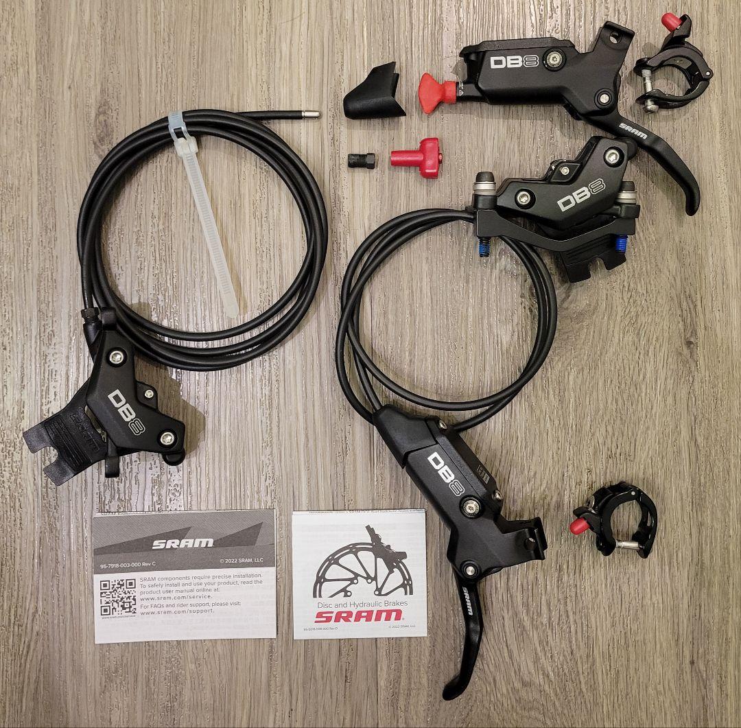 SRAM DB8 4ピストン ディスクブレーキセット