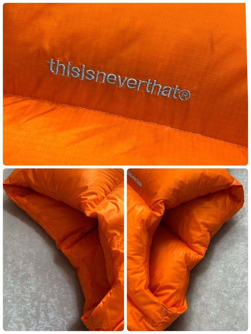 極美品 thisisneverthat 軽量 肉厚 PERTEX ダウン ベスト