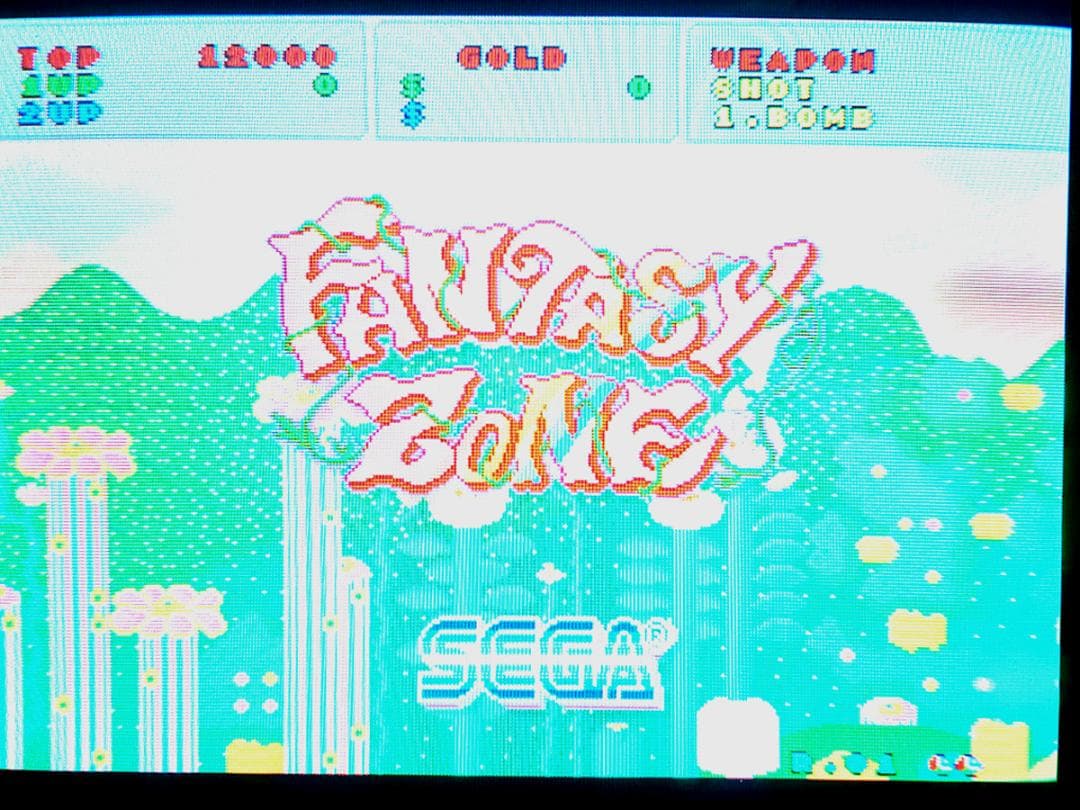 【アーケード基板】 SEGA ファンタジーゾーン 動作確認 SYSTEM16