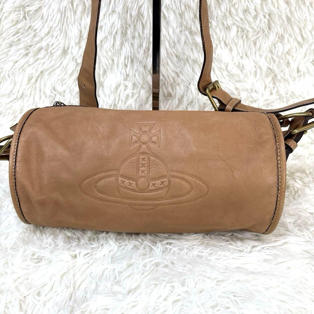 希少✨Vivienne Westwood オーブロゴドラムショルダーバッグ