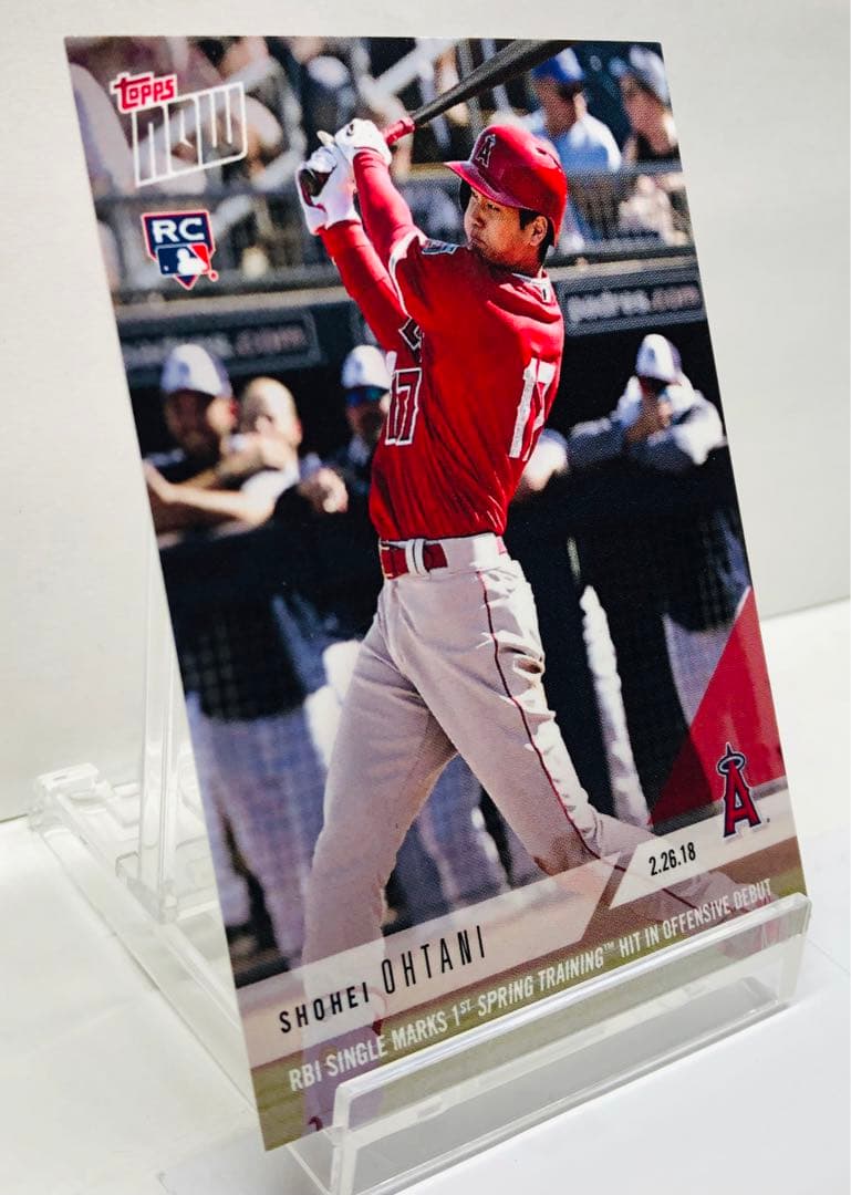 大谷翔平 2018 topps #ST-7 ルーキー オープン戦デビュー RC