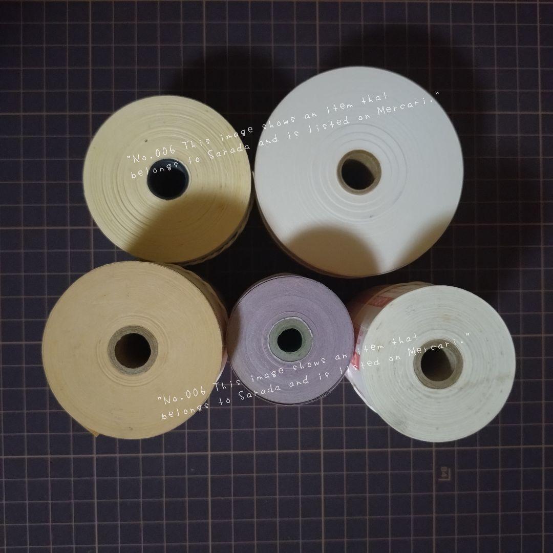 006　手元で大切にしていたロールチケット