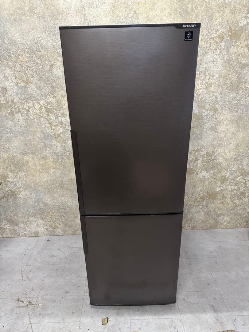 SHARP シャープ 冷蔵庫 271L 2ドア ブラウン系 SJ-PD27D-T