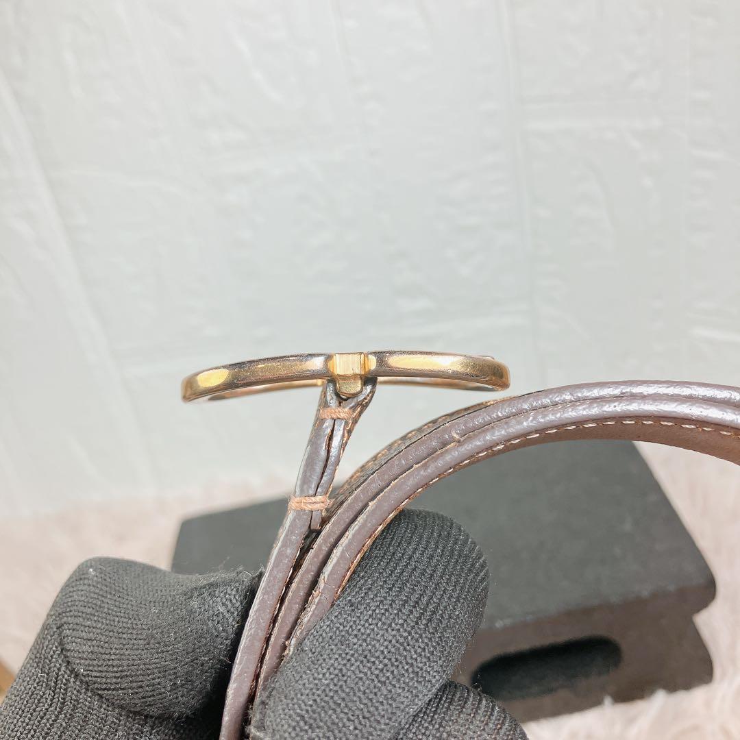 美品 ルイヴィトン ダミエ サンチュール ミニ ベルト ゴールド 即日発送