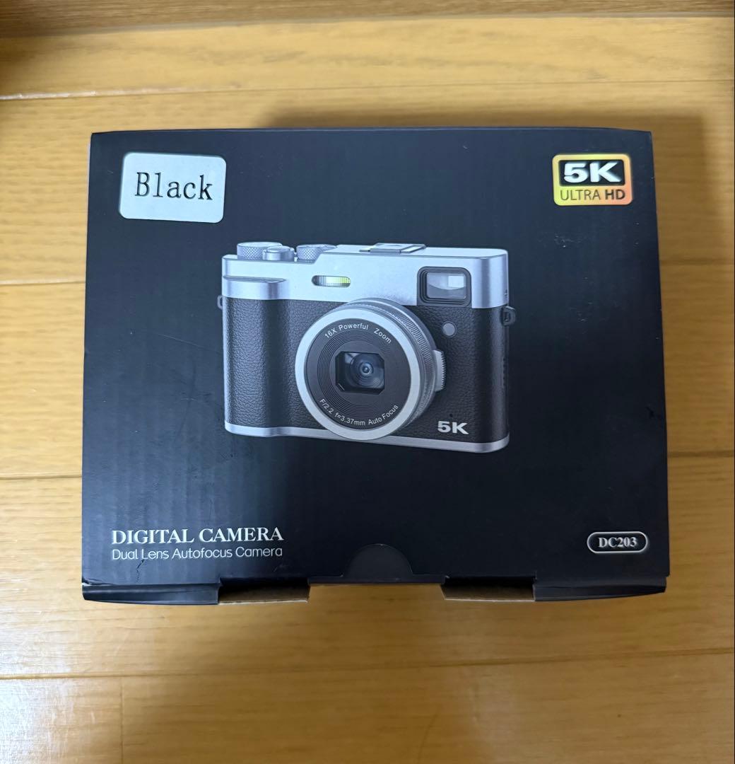 5K デジタルカメラ デュアルレンズオートフォーカスレトロ